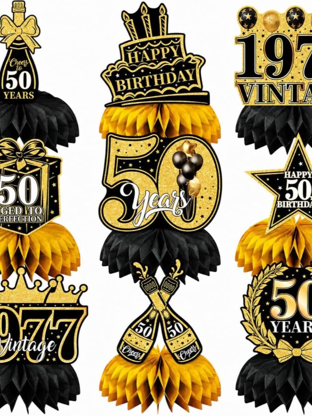 Birthday Decorations 2027-9Pcs Table Decorations